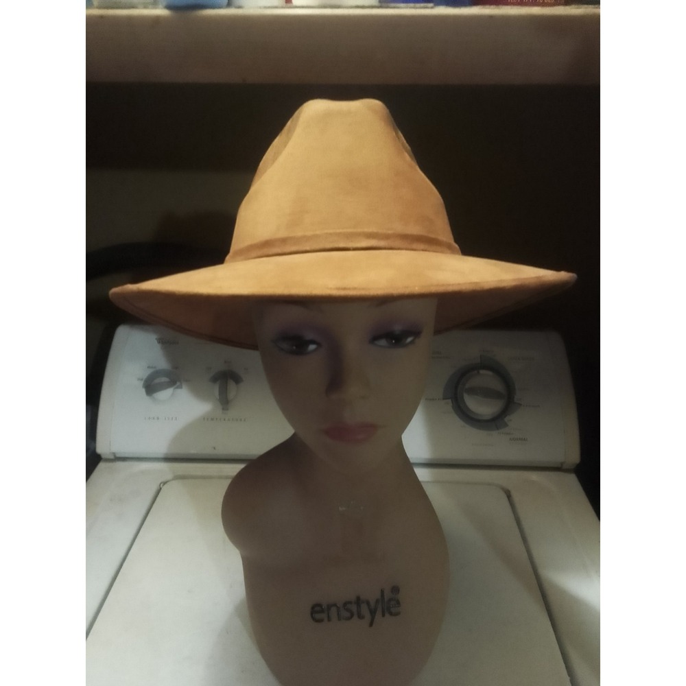 Woman's Indiana Johns Style Fedora Sombrero Boho Wide Brim Hat Size Large Color